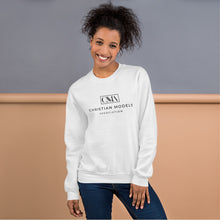 Load image into Gallery viewer, Christian Models Association White Sweatshirt
